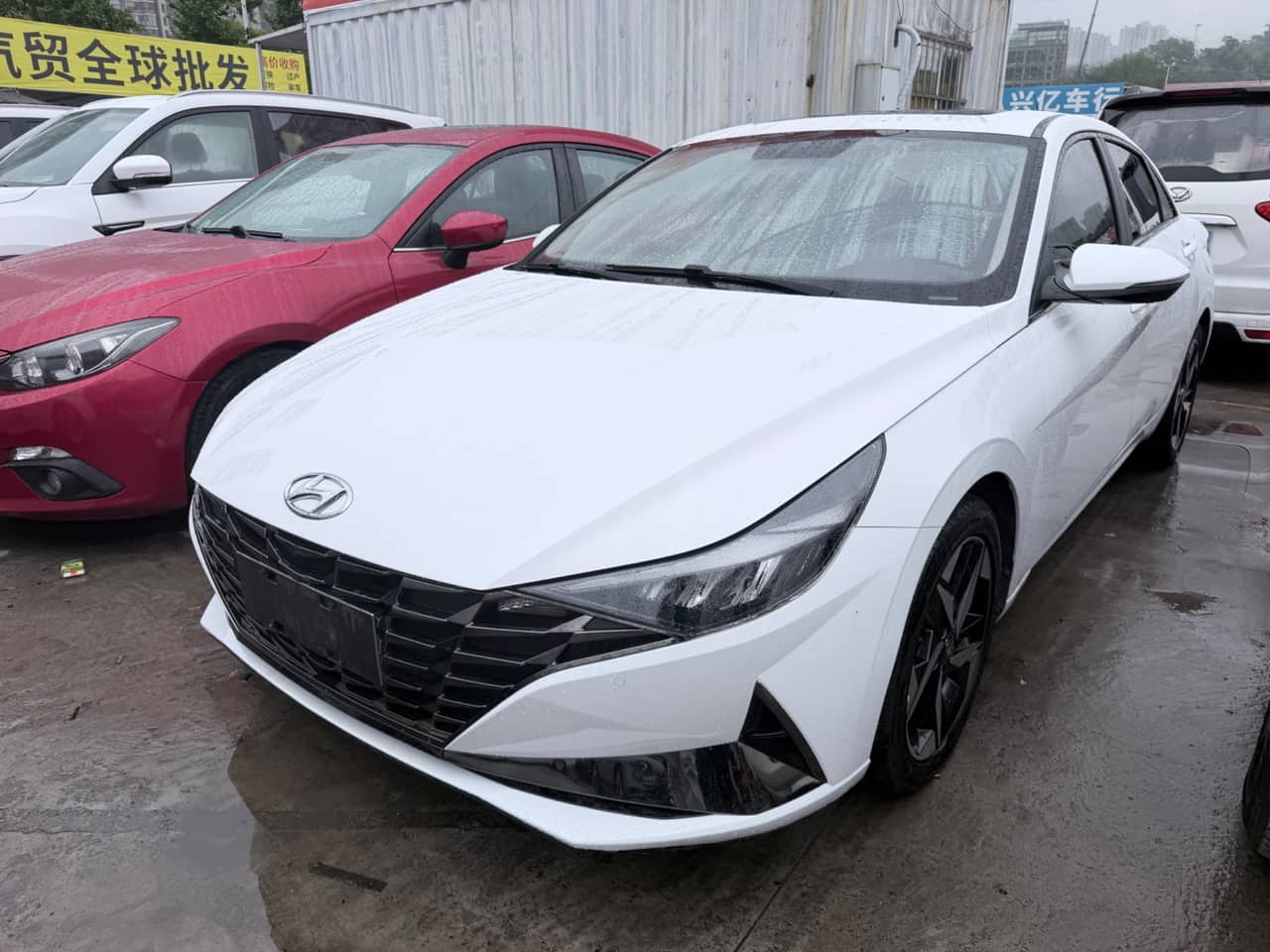 2021 Hyundai Elantra; curated vehicle image