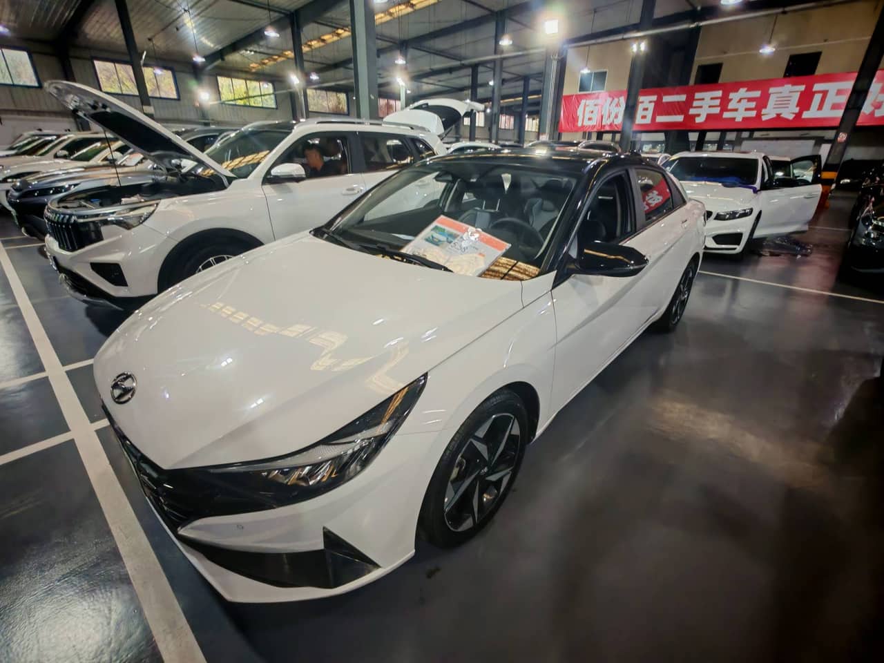 2021 Hyundai Elantra; curated vehicle image