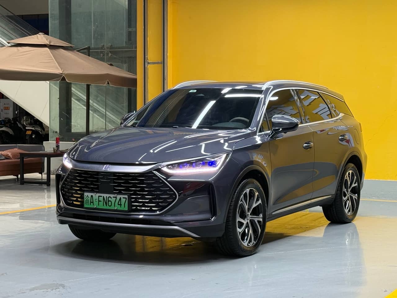 2024 BYD Tang PHEV; curated vehicle image